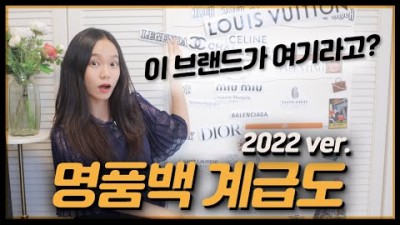 명품백 명품가방 계급도, 연령별 가격별 선호하는 가방 명품백 선호 인기 계급도 총정리 정보[율럽]